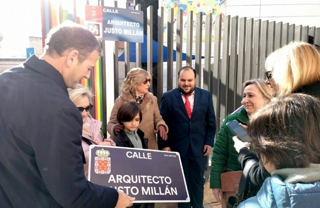 El Ayuntamiento de Murcia dedica una calle al arquitecto Justo Milln Espinosa